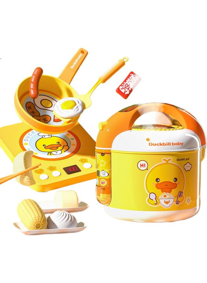 Xst Baby Realistic Spray Rice Cooker Set, Girl'S Toy Kitchen, Children'S Cooking And Cooking, Birthday Gift - Image 1
