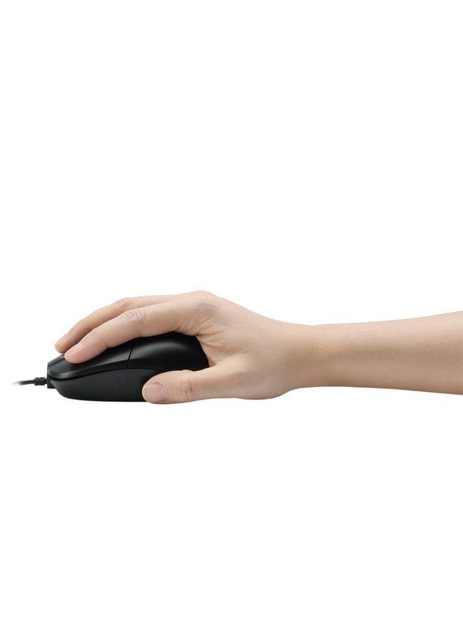 Adesso 3 Button Desktop PS/2 Optical Scroll Mouse - Image 5