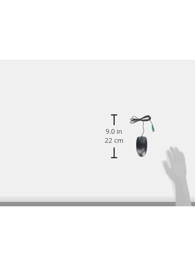 Adesso 3 Button Desktop PS/2 Optical Scroll Mouse - Image 3