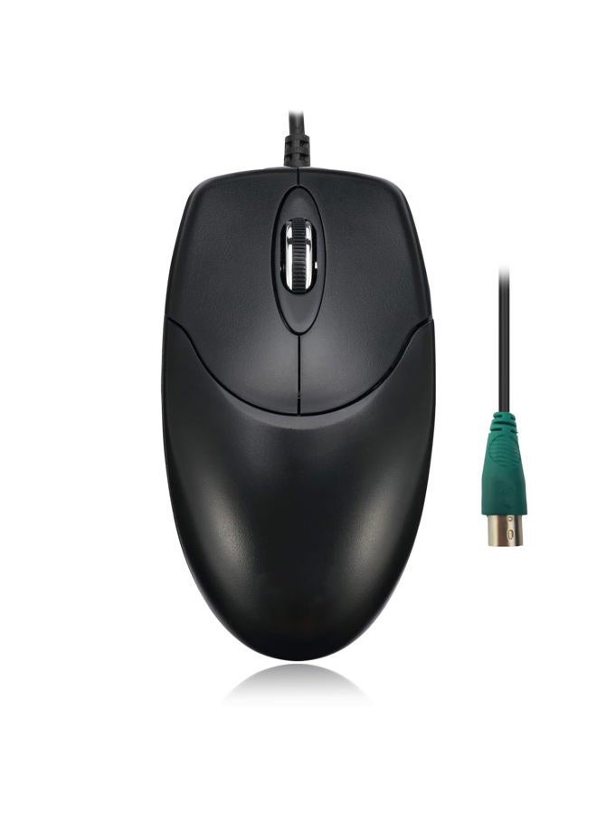 Adesso 3 Button Desktop PS/2 Optical Scroll Mouse - Image 1