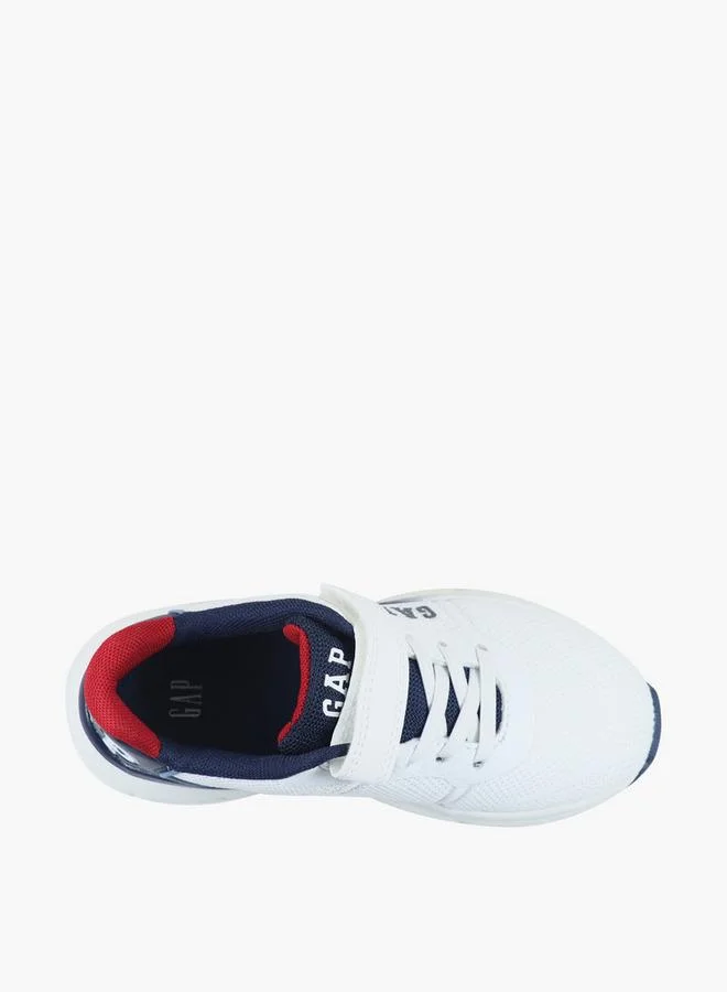 Gap WHITE Boys Belmont Hook & Loop School Sneakers for Men | Best Price UAE