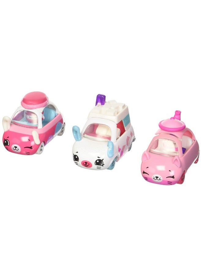 Shopkins Cutie Car S3 3 Pack-Asst 3 Childrens Toy  - Image 2