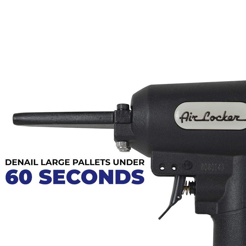 Air Locker AP700-44US-KIT Heavy Duty Professional Air Punch Nailer/Nail Remover/Nail Puller with US S7 Steel Piston Driver. 1/4 Inch NPT Thread Air Inlet. 80-120 PSI Pneumatic Nailer Removes 9-16 - Image 3