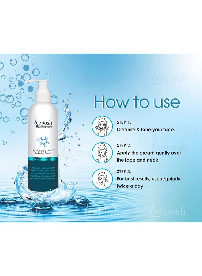 leeposh Hyaluronic Acid Moisturizer Intense Hydration Revitalizes Skin - Image 5