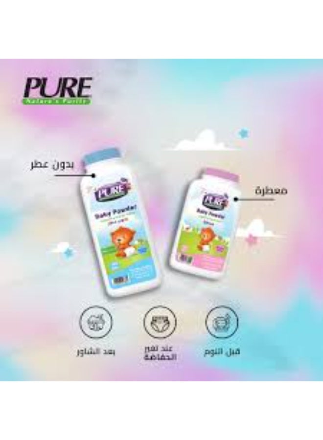 بيور بودرة أطفال خالية من العطر 200 جرام - Image 3