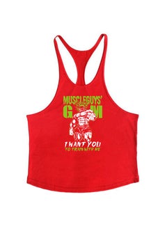 Generic Mens Pure Cotton Sports Vest Elasticity Fashionable European Size For Fitness Muscle Building Slimming Effect Black  - Image 3