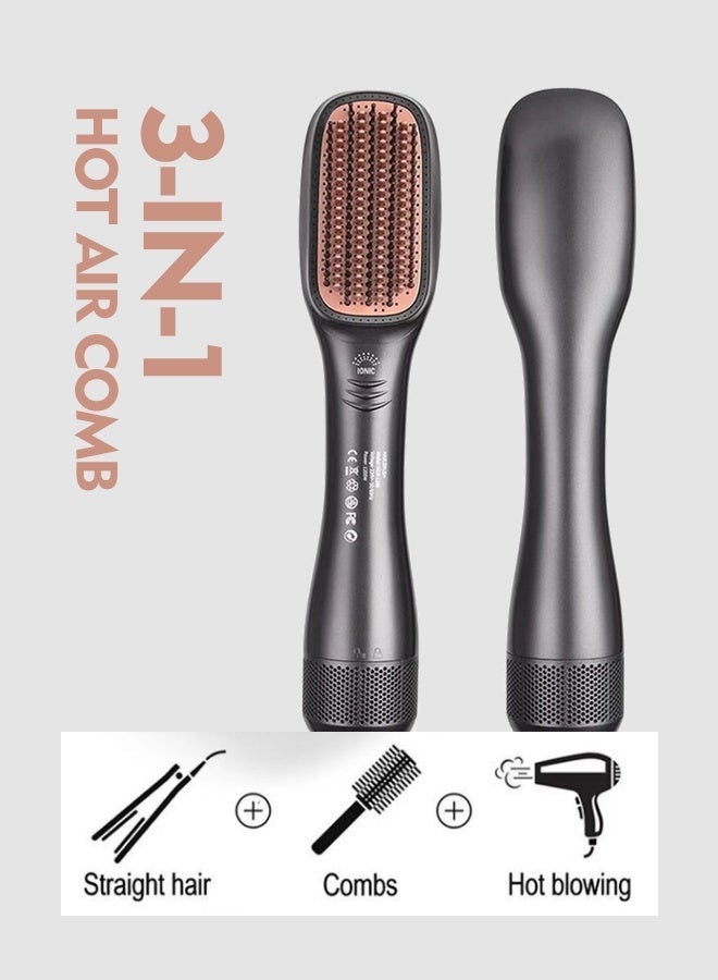 Dry Curl Straight 3-in-1 Hot Air Brush, Beauty/Hair Care/Styling Tool/Curling Iron - Image 1