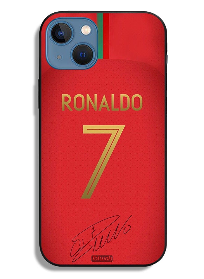 Tolwak Apple iPhone 13 Protective Case Ronaldo 7 - Image 2