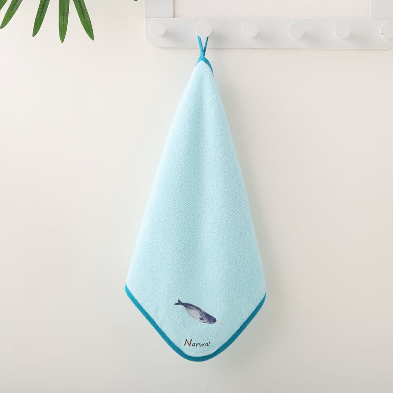 JD Jing Zao KING SHORE Class A Children's Towel, 100% Pure Cotton Small Towel, Baby Towel, Square Towel, Face Washing Towel, Hand Wiping Towel, Face Cloth, Pack of 6 - Image 5
