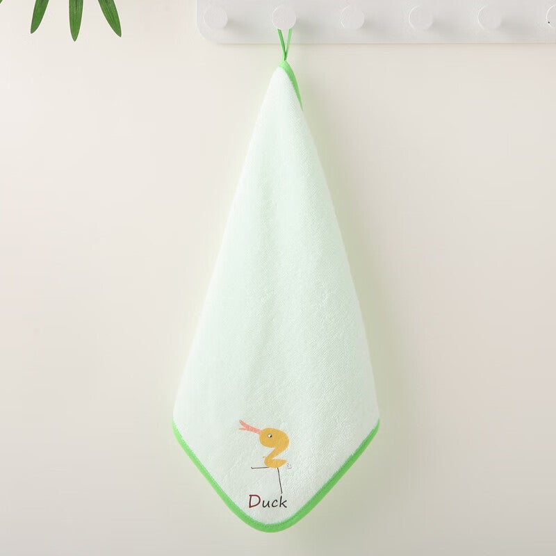 JD Jing Zao KING SHORE Class A Children's Towel, 100% Pure Cotton Small Towel, Baby Towel, Square Towel, Face Washing Towel, Hand Wiping Towel, Face Cloth, Pack of 6 - Image 2