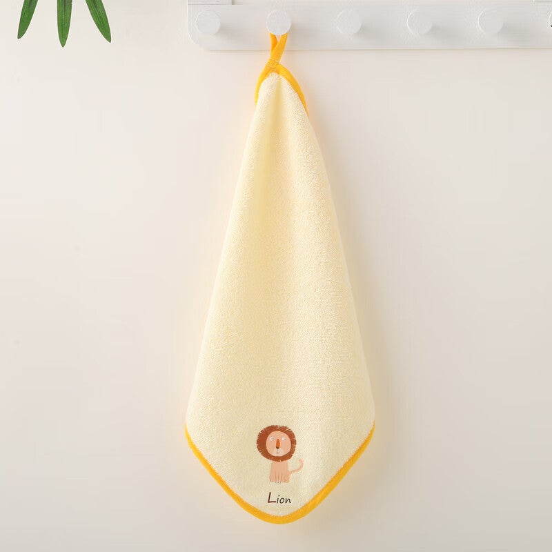 JD Jing Zao KING SHORE Class A Children's Towel, 100% Pure Cotton Small Towel, Baby Towel, Square Towel, Face Washing Towel, Hand Wiping Towel, Face Cloth, Pack of 6 - Image 4