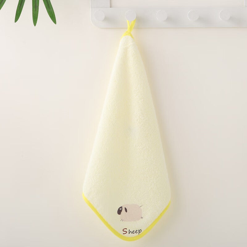 JD Jing Zao KING SHORE Class A Children's Towel, 100% Pure Cotton Small Towel, Baby Towel, Square Towel, Face Washing Towel, Hand Wiping Towel, Face Cloth, Pack of 6 - Image 3