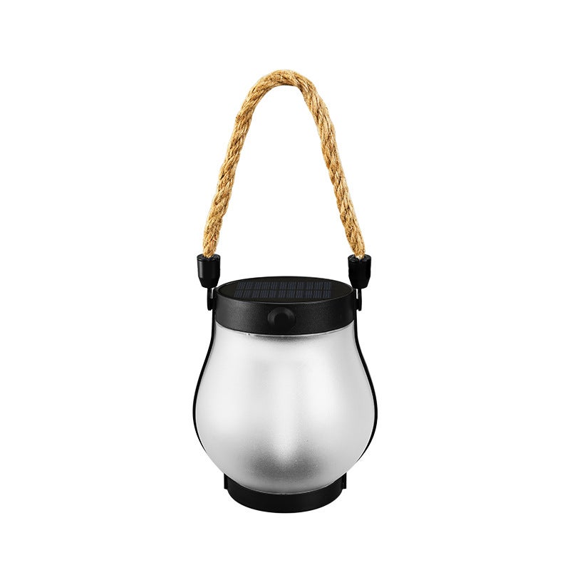 BH New Solar-Powered Twine Flame Light - Hanging Outdoor Camping Lamp, Rechargeable Garden Decorative Multi-Functional Lighting - Image 5