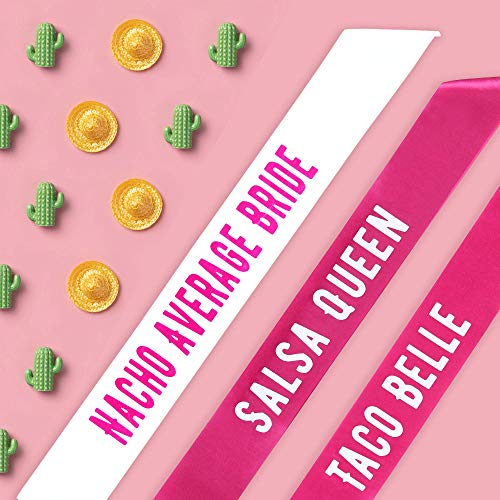 Pop Fizz Designs Final Fiesta Bachelorette Sashes | 12 Pack | 1 Bride to be Sash and 11 Bride Tribe Sashes with Fun Final Fiesta Phrases - Image 3