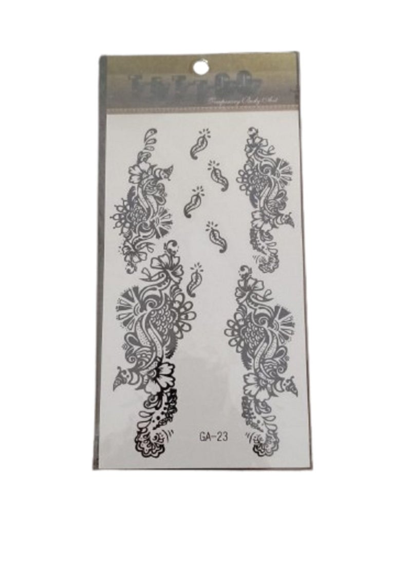 Generic Temporary Tattoo Sticker 