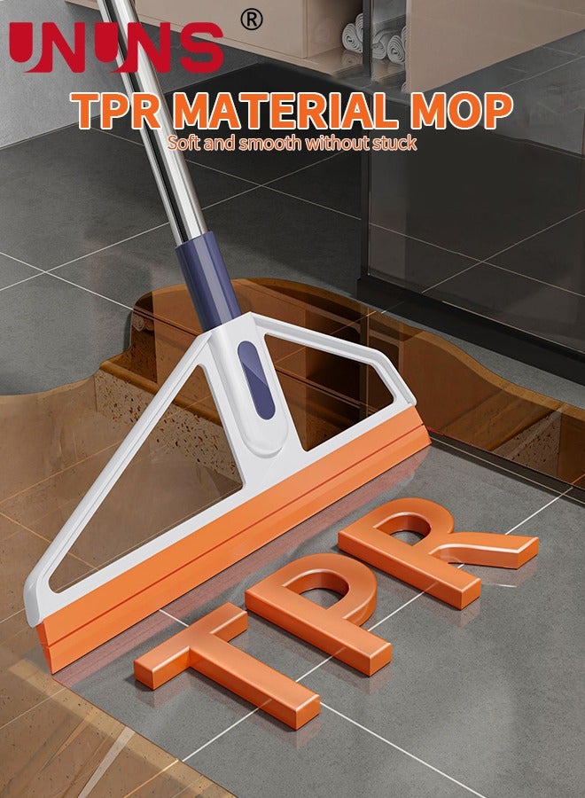 UNUNS Multifunction Silicone Broom,Squeegee Broom Sweeping Water and Pet Hair,Rubber Magic Broom Sweeper For Floor Bathroom Kitchen Shower,Rugs,Glass Windows,Purple - Image 5