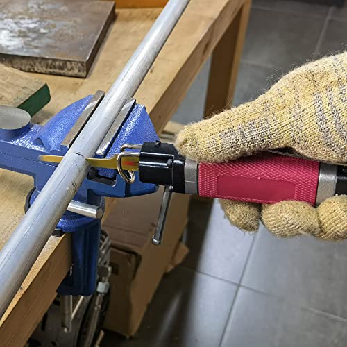 UPWOOD Air Reciprocating File Body Saw, Multi-function Low Vibration 8000spm Pneumatic Cutting Tool & Abrasive Tool with 4 Files and 5 Saw Blades (Stroke Length: 5mm) - Image 5