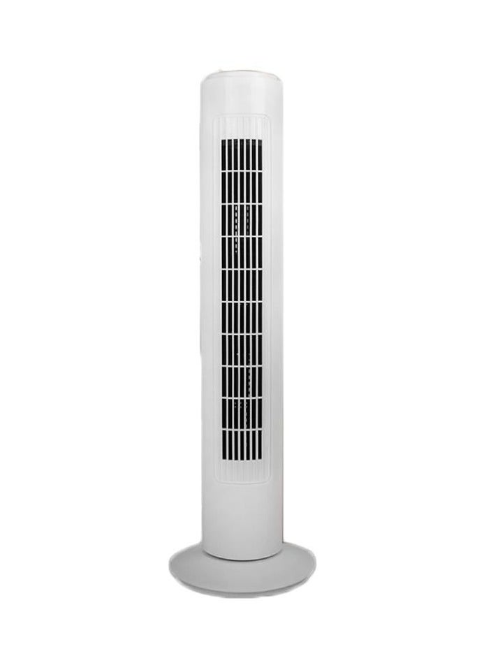 Vertical cooler and air conditioner for home and office with 3 wind power settings, 45 watts, tower fan with remote control, touch panel, 3 speed control, 3 modes, 12 hour timer