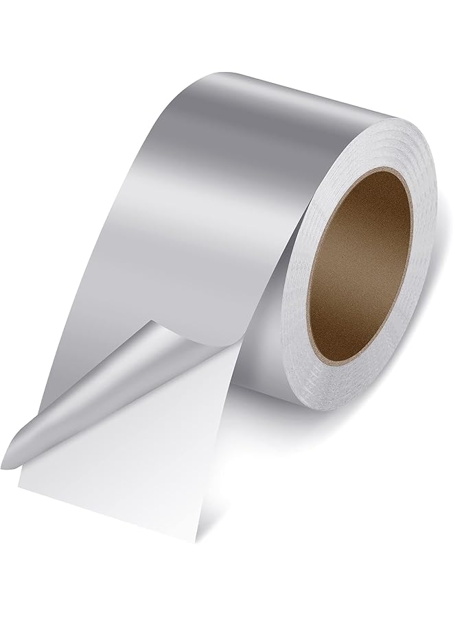 PROMASS promass High Temperature Tape, Aluminum Foil Tape, Metal Insulation Tape for Ductwork, AC Air Conditioner Sealing, 1.95in Width, Furnace Tape, Flue Tape, Dryer Tape, & Grill Tape  - Image 1