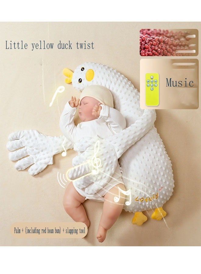 Bukela Baby Sleep Soothing Doll with Automatic Soothing Palm, Newborn Patting Pillow, Baby Sleep Soother, Baby Sleeping Nursing Pillow with Remote Control, Infant Exhaust Pillow for Startle Prevention,Cute Dinosaurs Shape - Image 1