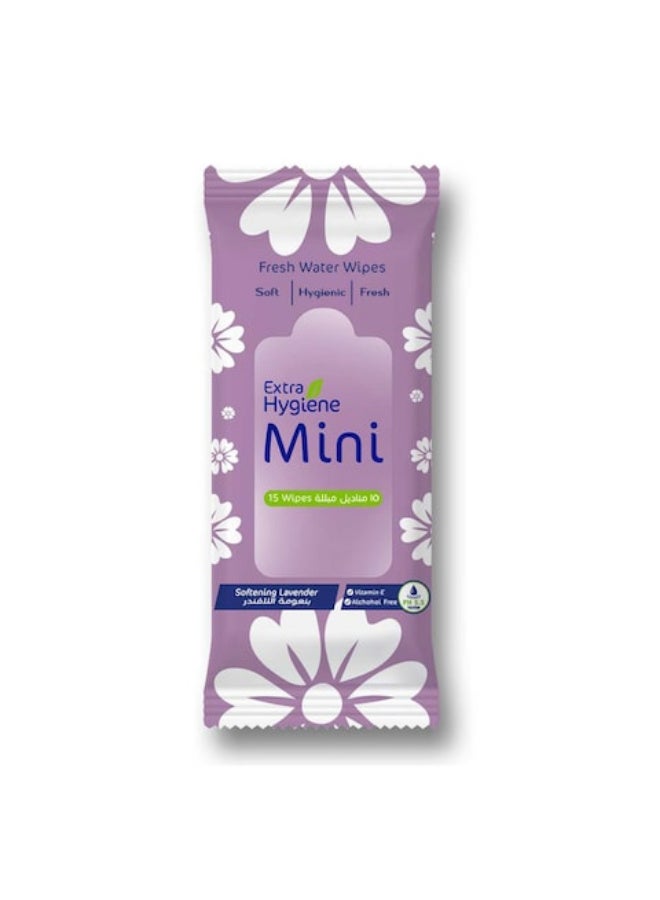 هاي جين كسترا هايجين فريش  مناديل مبللة صحية منعشة بأشكال متعددة - 4 قطع - Image 5