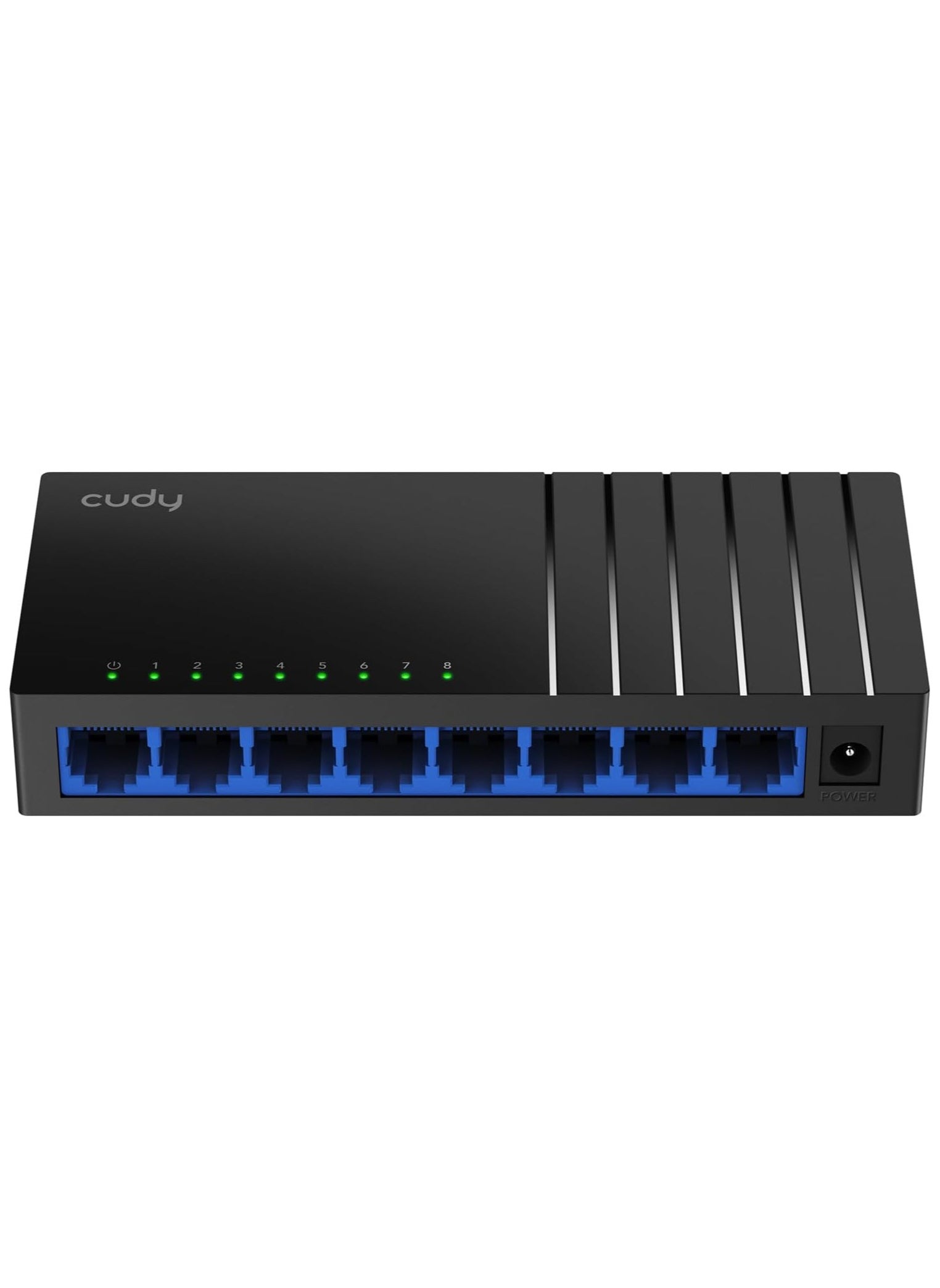 GS108D 8 Port Gigabit Ethernet Network Switch,Ethernet Splitter - Desktop, Fanless, Traffic Optimization, Plug and Play 