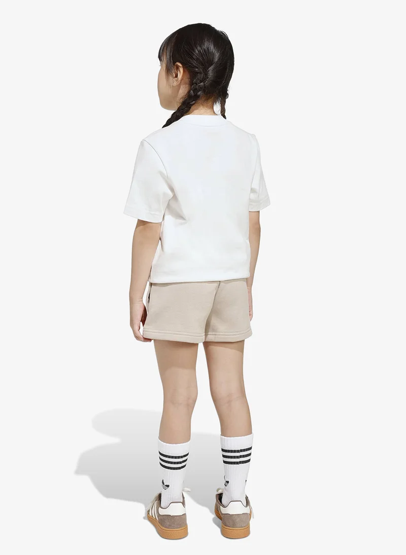 اديداس اوريجينالز طقم تي شيرت وشورت بشعار للأطفال