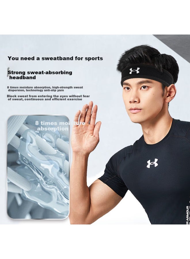 UNDER ARMOUR Under Armour Sports Headband Unisex Sweat-Absorbing