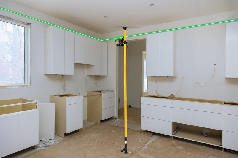 Firecore عمود مستوى الليزر، عمود ليزر تلسكوبي مطور بطول 12 قدم مع حامل ثلاثي القوائم ومشبك تثبيت متعدد الوظائف، حامل قابل للتعديل مع تركيب ليزر 1/4"-20 لمستوى الليزر الدوار والخطي - FLP370CX - Image 3