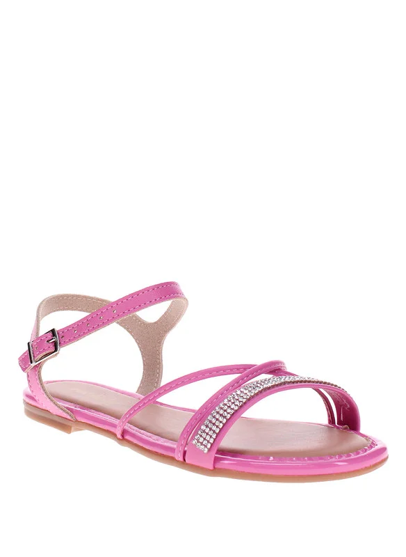 موليكينها Molekinha Infant Girls Sandals With Back Strap Pink | Made In Brazil