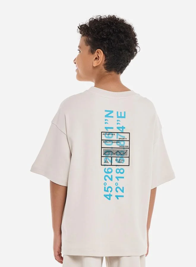 victor and jane Victor And Jane Boys Back Graphic T-Shirt and Shorts Set
