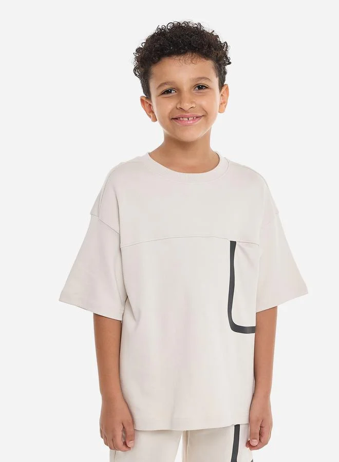 victor and jane Victor And Jane Boys Back Graphic T-Shirt and Shorts Set