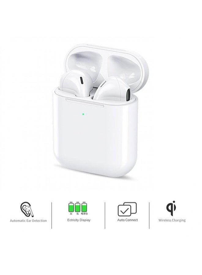 Black Tiger Earphone Airbuds True Wireless Earbuds with Portable Charging Case – High-Quality Sound, Bluetooth 5.0 Connectivity, Comfortable Fit, Long Battery Life, Quick Charging, Noise Isolation, Compatible with Android & iOS Devices – White - Image 3