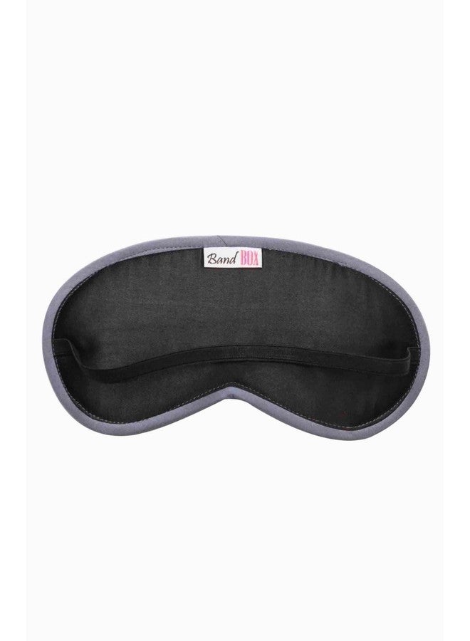 BAND BOX Power Nap Eye Mask for Sleeping with Hand Embroidery Design, Front Cotton & Back Silk Fabric, Soft & Comfortable Eye Cover with Elastic Strap, Travel Sleeping Mask for Men & Women - Perfect for Deep Sleep, Meditation & Relaxation - Image 3