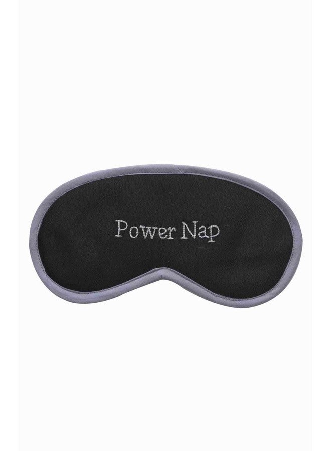 BAND BOX Power Nap Eye Mask for Sleeping with Hand Embroidery Design, Front Cotton & Back Silk Fabric, Soft & Comfortable Eye Cover with Elastic Strap, Travel Sleeping Mask for Men & Women - Perfect for Deep Sleep, Meditation & Relaxation - Image 1