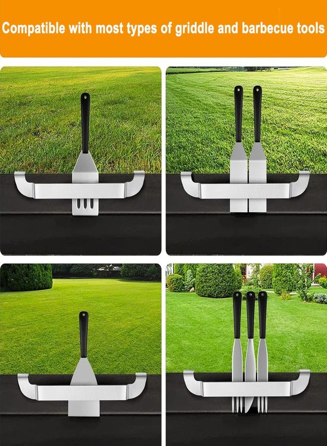 ZHSX 10 Inch Griddle Spatula Holder Magnetic Design, Stainless Steel Grill Barbecue Tool Rack, Griddle Accessories for Blackstone Flat Top Griddle and Other Grill Griddles (1 Pcs) - Image 5