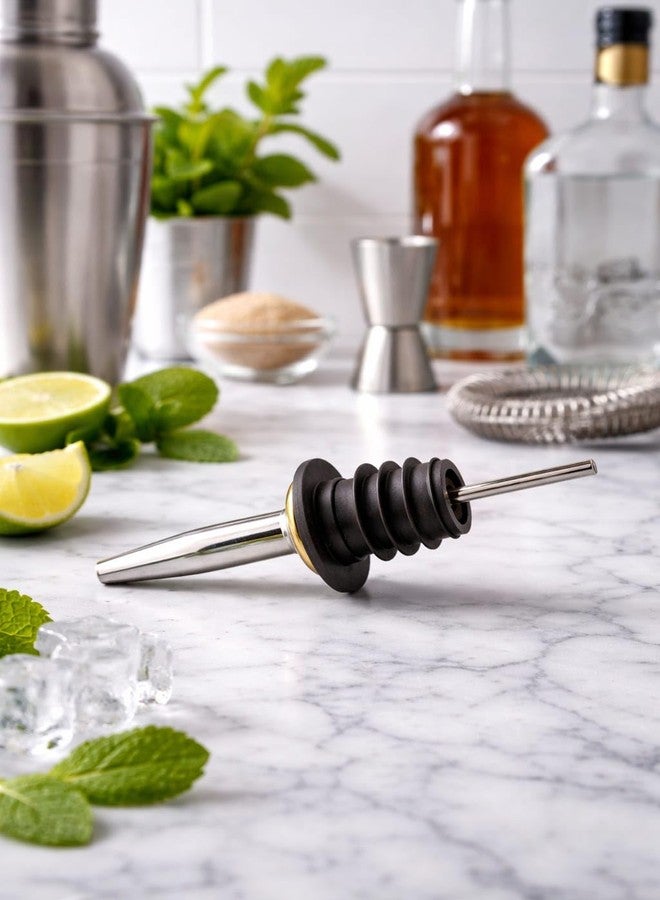 Eliixor Stainless Steel Bartender Kit 5 Pcs Cocktail Shaker Bar Set Combo Pack | 30/60 ml Jigger, Pourer, Muddler & Teardrop Spoon | Professional Bar Set for Home Bar & Party Use | Durable & Rust-Resistant - Image 2
