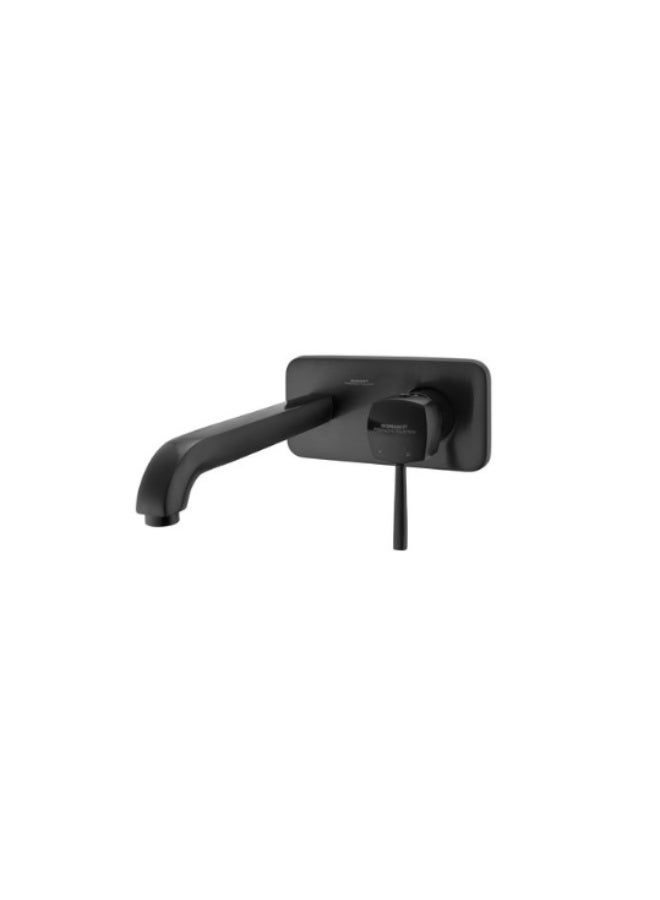 SOMANY Diamante Exposed Part for Concealed Basin Mixer with Handle – Chrome Finish | Premium Wall-Mounted Basin Mixer Trim | Modern Bathroom Fitting