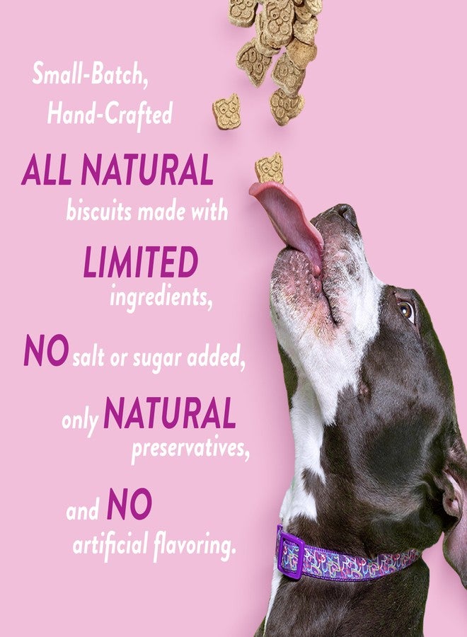 Spunky pup Every Day Biscuit Dog Treats - All-Natural, Handmade in USA, Perfect for Training or Snacking, 24 oz Resealable Pouch- Prime Rib Flavor - Image 2