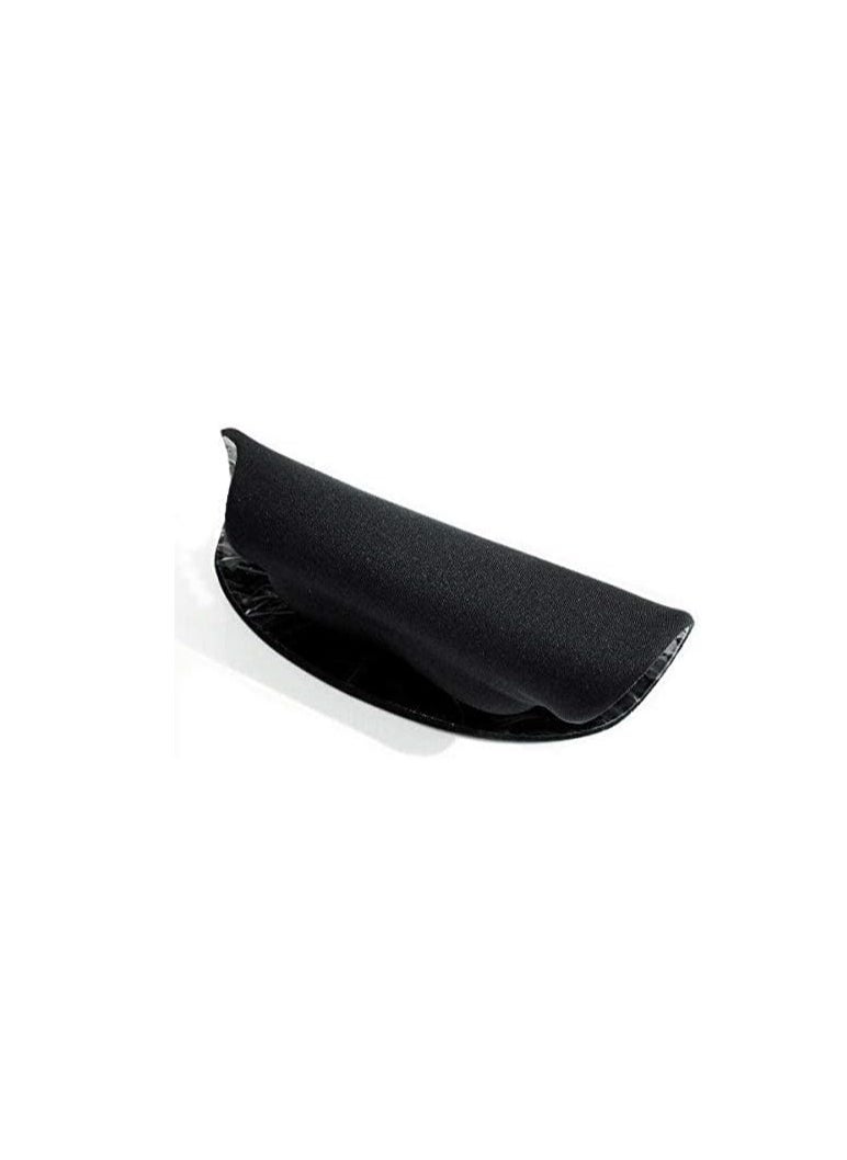 Generic - Ergonomic Mouse Pad with Gel Wrist Support – Pure Black – Comfortable and Non-Slip Design - Image 1