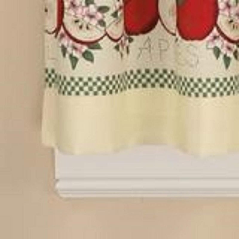 CHF & You CHF Red Delicious Country Apples 3-Piece Window Curtain Tier Set, Ivory, 56-Inch X 36-Inch Multi - Image 5
