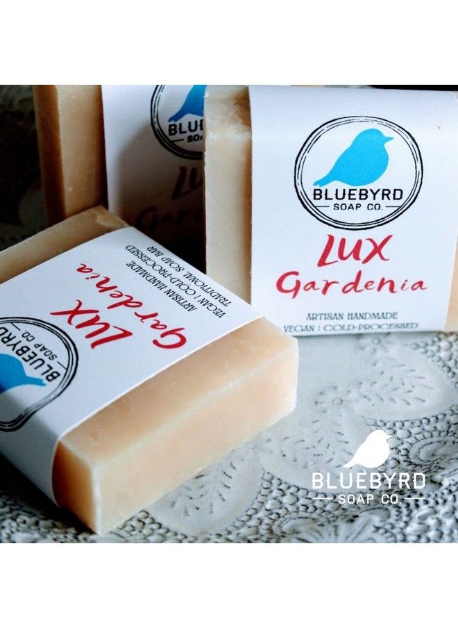 BLUEBYRD SOAP CO. Gardenia Floral Handmade Soap Bar For Women  Artisan Crafted Vegan Fragrance Body Soaps Made With Moisturizing Oils  Women’S Paraben Free Beauty Bar Gardenia  - Image 3