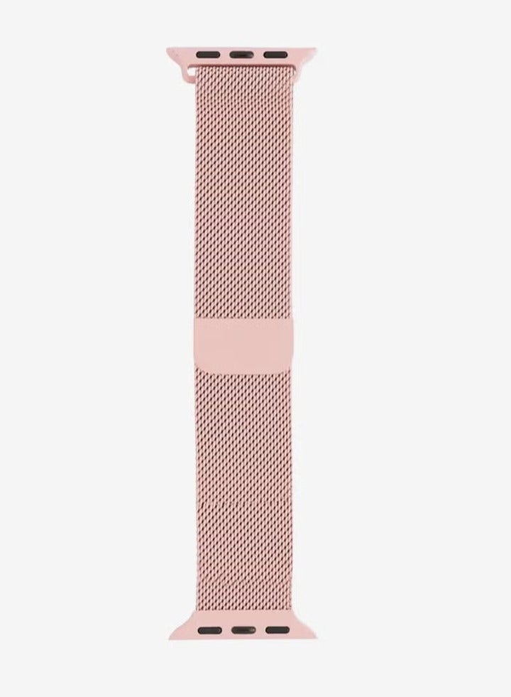 TIGER Milanese Apple Watch Band 42mm, 44mm, 45mm, 49mm – Adjustable Stainless Steel Mesh Strap for Apple Watch Series 1-8, SE, Ultra – Comfortable, Durable, and Stylish for Everyday Wear - Image 1