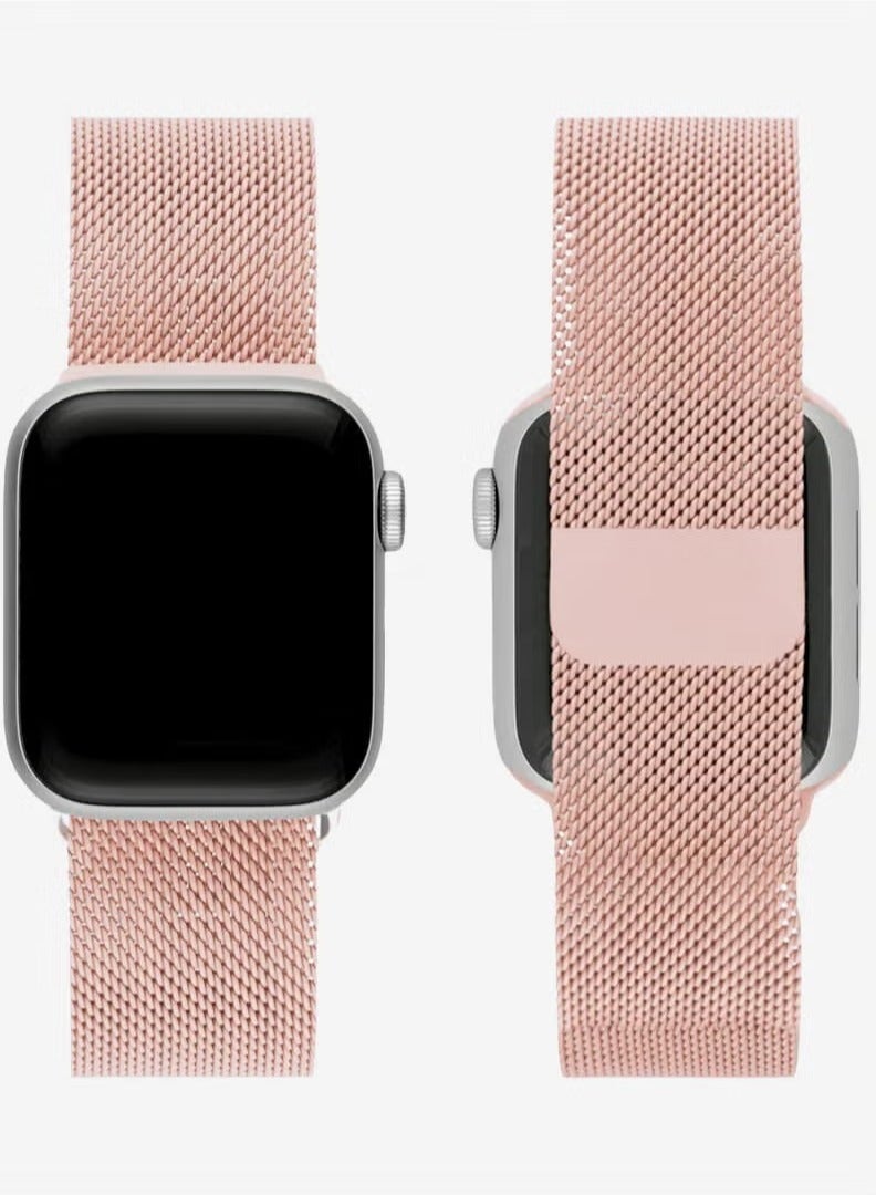 TIGER Milanese Apple Watch Band 42mm, 44mm, 45mm, 49mm – Adjustable Stainless Steel Mesh Strap for Apple Watch Series 1-8, SE, Ultra – Comfortable, Durable, and Stylish for Everyday Wear - Image 3