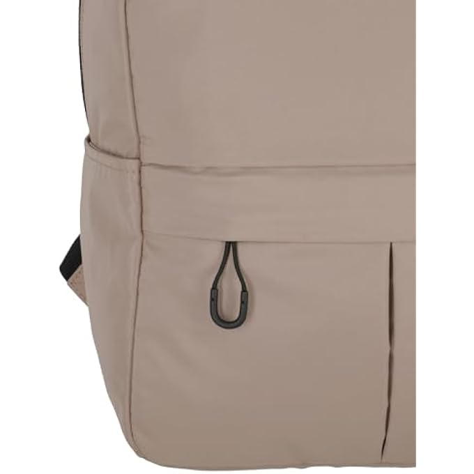Demix Beige Backpack 15L  Lightweight WaterRepellent Daypack with Laptop Compartment Side Pockets and Front Zipper Ideal for Gym Office Travel and Everyday Use M - Image 4