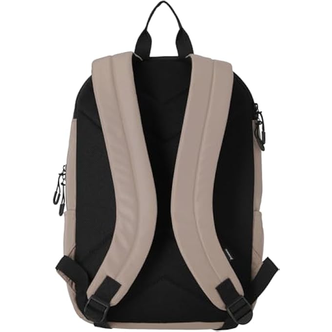 Demix Beige Backpack 15L  Lightweight WaterRepellent Daypack with Laptop Compartment Side Pockets and Front Zipper Ideal for Gym Office Travel and Everyday Use M - Image 2