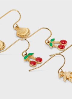 Claires Kids 20 Pack Tropical Fruit Earrings  - Image 2