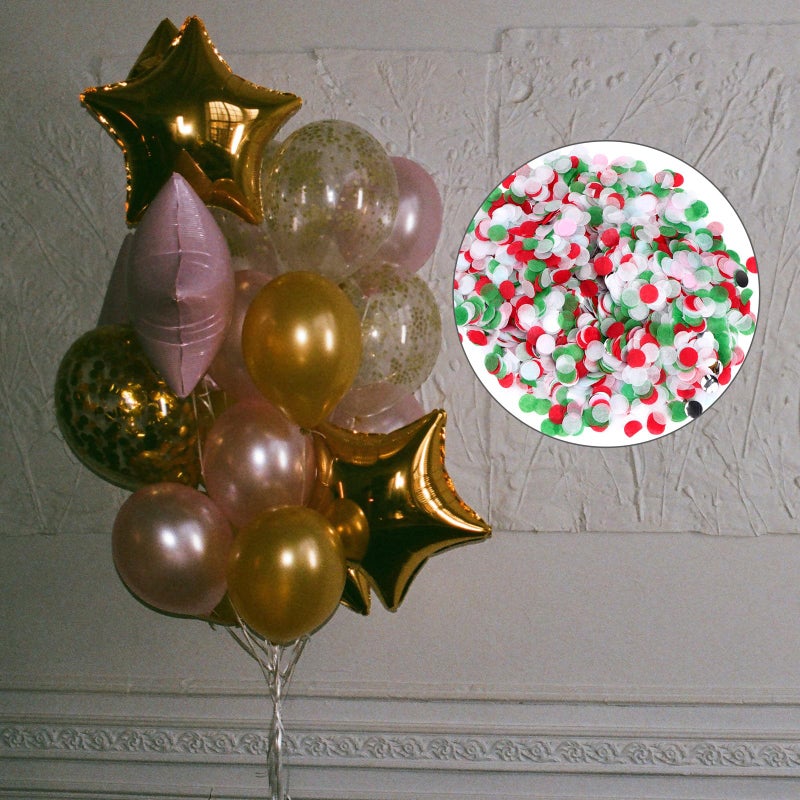 Colorful 1cm Round Paper Confetti 60g Balloon Filling For Wedding Birthday Party Decorations - Image 4