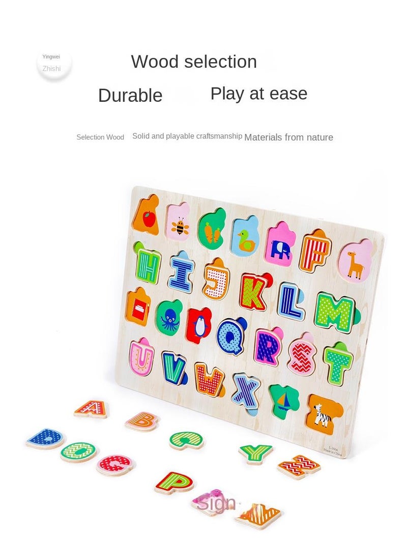 Y&D Children's Wooden Puzzle Hand Held Puzzle Toy  - Image 2