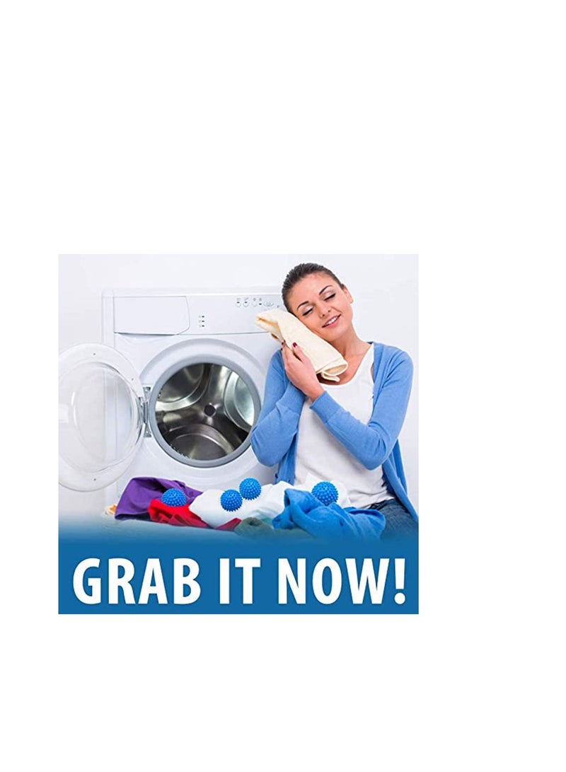 SYOSI Laundry Dryer Balls - Clothes Will Come Out Soft, Fluffy, Fewer Wrinkles and Less Static Cling. A Natural and Better Alternative to Fabric Softener. Reduce Drying Time - Image 3